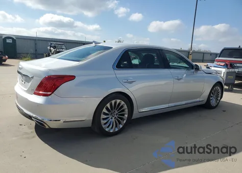 2018 Genesis G90 Ultimate z USA, uszkodzony, nr VIN KMHG54JH7JU043168